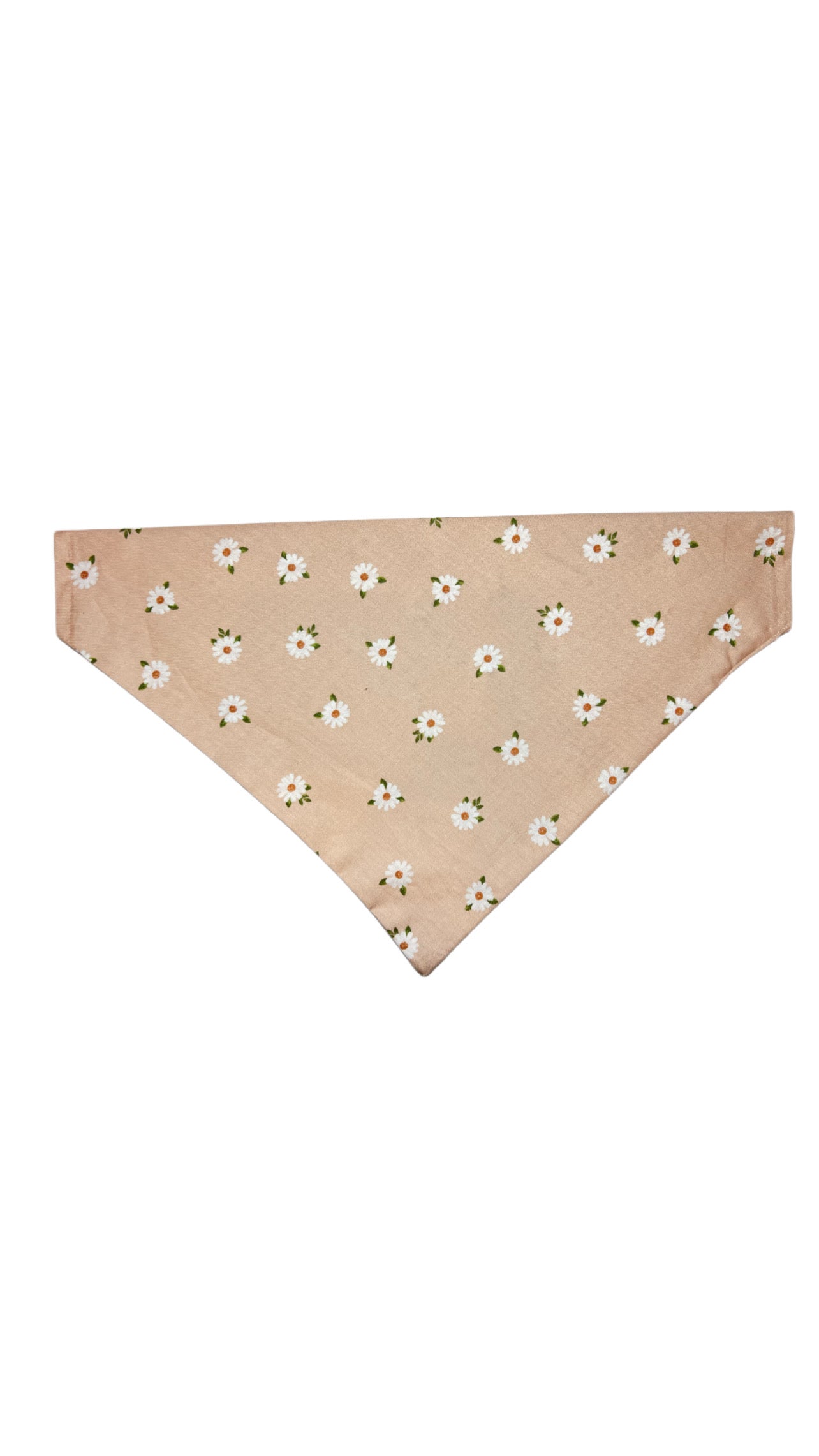 Pink with White Flowers- Bandana