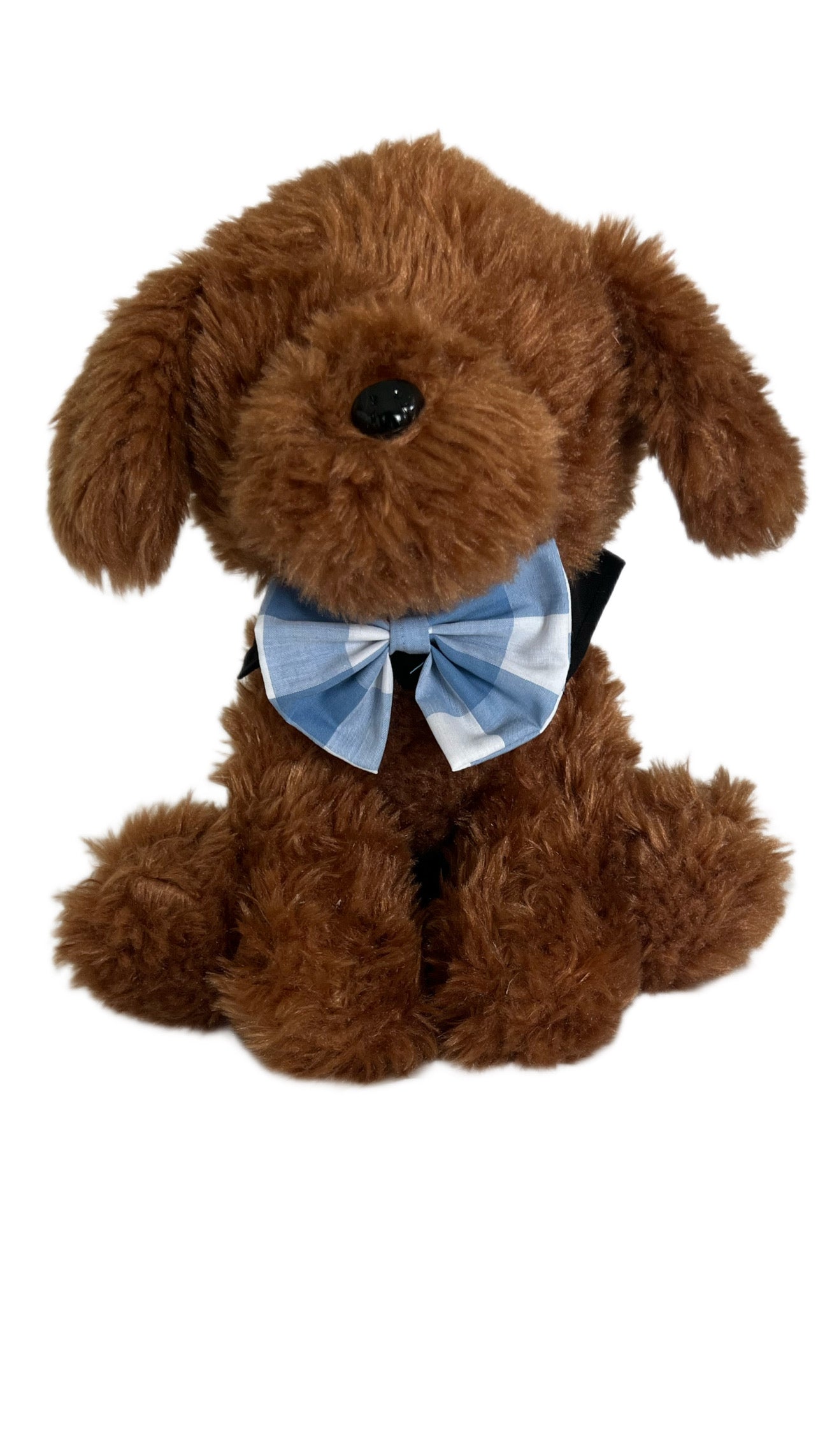 Blue Gingham / Plaid - Bows