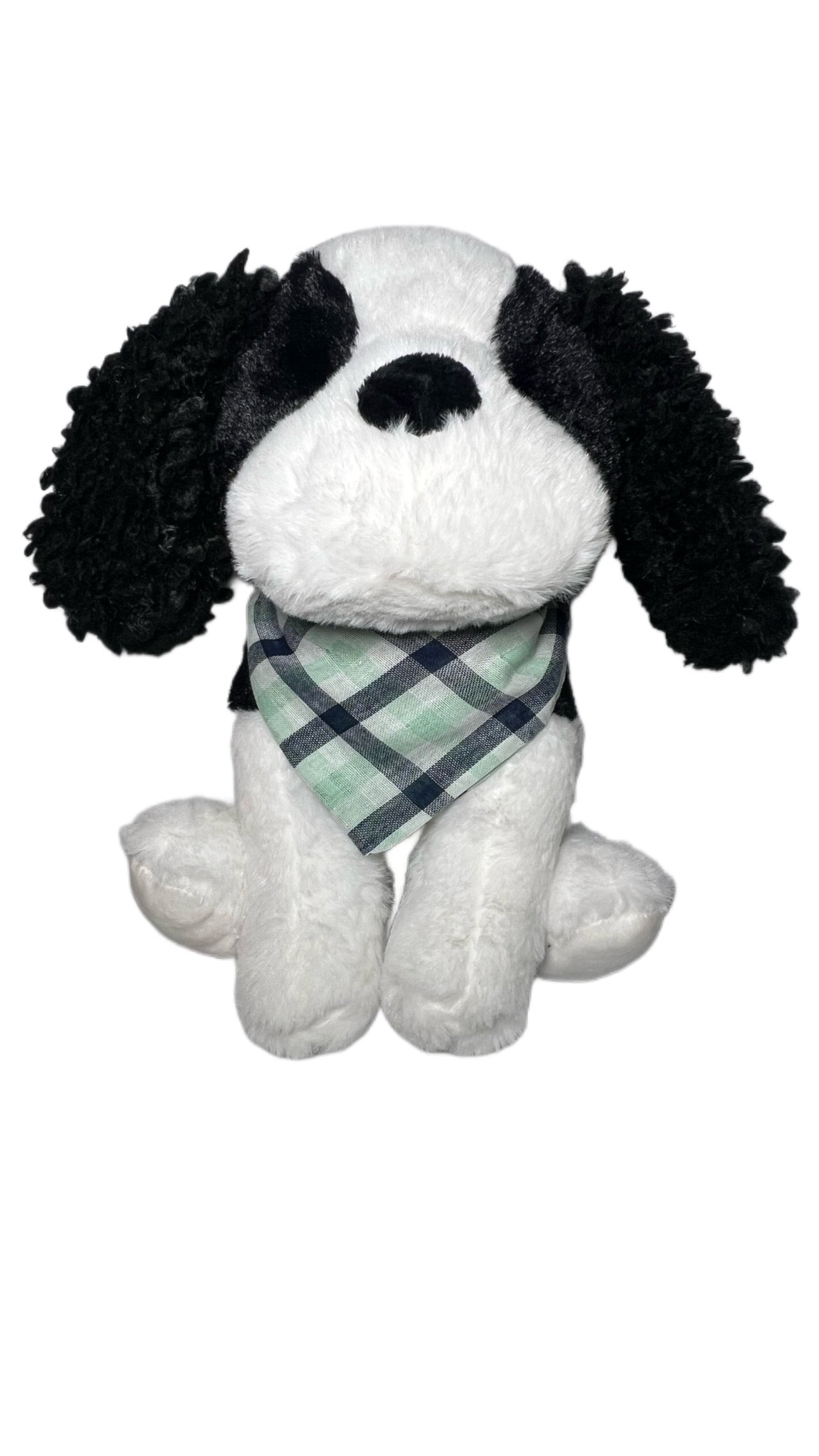 Green/Blue Plaid Bandana