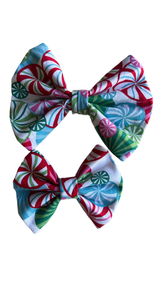 Candy Cane Bow Tie